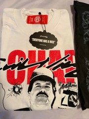 Evil Vice Limited Edition “El Chapo” Red Tag Exclusive White Size XL