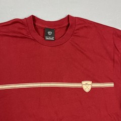 Vintage Nike Golf Long Sleeve Tshirt Red Gold Y2K Casual Sporty VTG