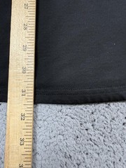 BYLT Drop Cut LUX Shirt Mens 3XL Black Curved Hem Tagless Stretch Tee Casual