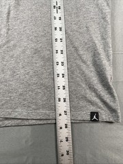 Jordan Mens Medium M Gray Jumpman Graphic T Shirt Basketball