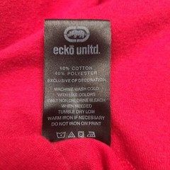 Ecko Untld. Shirt Mens Medium Red Casual Outdoors Comfort Streetwear