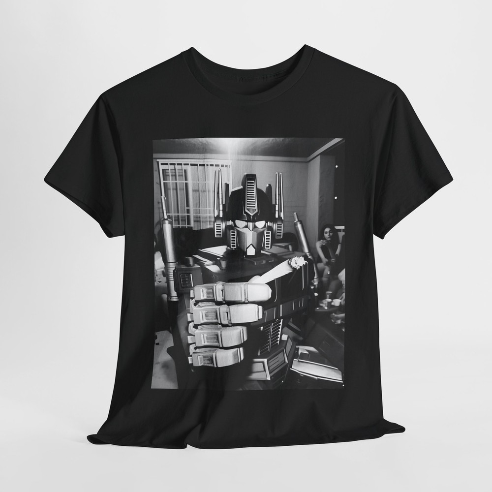 Optimist Prime Pass Blunt Tee, Funny Graphic T-Shirt, Transformers Autobots