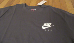 Nike Air Jordan Bike Air Tee T-Shirt Size Large Anthracite IQ8148 060 Brand New