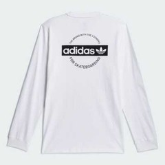 AUTHENTIC ADIDAS 4.0 CIRCLE L/S WHITE T SHIRT IU2551