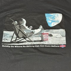 Full Send Shirt Mens 3XL Black Astronaut Happy Dad Beer Space Funny Graphic