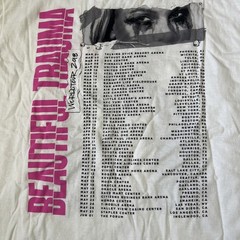 Pink Beautiful Trauma World Tour 2018 Pop Music Singer White XL Graphic T-Shirt