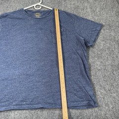 Polo Ralph Lauren Shirt Mens 2XB Big Blue Short Sleeve Crew Neck Pocket Tagless