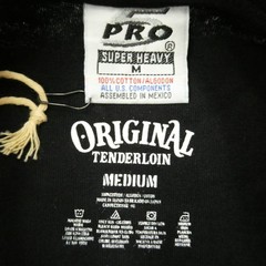 Tenderloin X Pro Club Tee Pc Print Short Sleeve T-Shirt Black M Finest Men’S Old