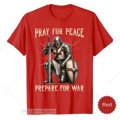 Christian Knight Shirt Prayer Warrior Crusader Tee Armor Of God Religious Gifts