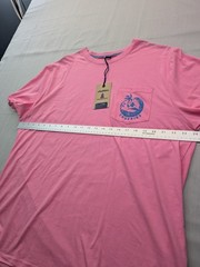 New Mens Chubbies Surfer POCKET TShirt Size XL Hot Pink
