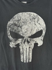 The Punisher Shirt Mens Sz M Black Skull Mad Engine Marvel Comics Graphic T