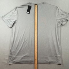 NWT Adidas Promo T Shirt Mens 3XL Gray Combat Sports Stretch Breathable Fighting
