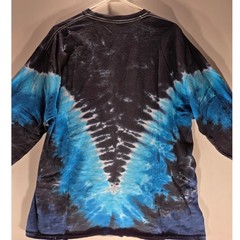 Liquid Blue Pink Floyd Dark Side of the Moon Tie Dye Long Sleeve Shirt XL
