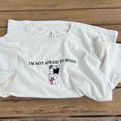 Tom Of Finland Inspired Art bottom custom embroidery mens white cotton T-shirt