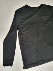 (#5) SHEETZ LONG SLEEVE PULLOVER SHIRT SIZE UNISEX MEDIUM BLACK