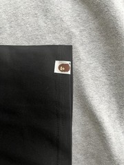 A Bathing Ape BAPE Baby Milo Black Graphic Print Logo Crew Neck T-Shirt M