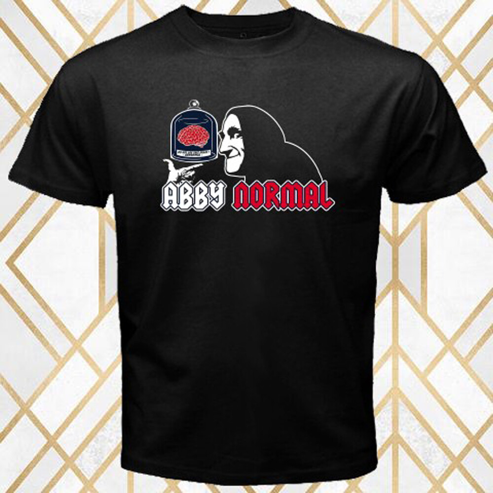 Abby Normal Horror Movie Men’s Black T-Shirt Size S – 3XL