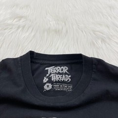 Terror Threads 100% Combed Ringspun Cotton Black T-shirt Men’s Size Medium