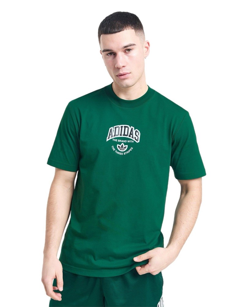 Adidas Originals Back Logo T-Shirt – Green Men’s Trefoil Tee