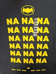 Batman Logo Na Na Na Na Mens Small DC Comics Comic Book Superhero T-Shirt New