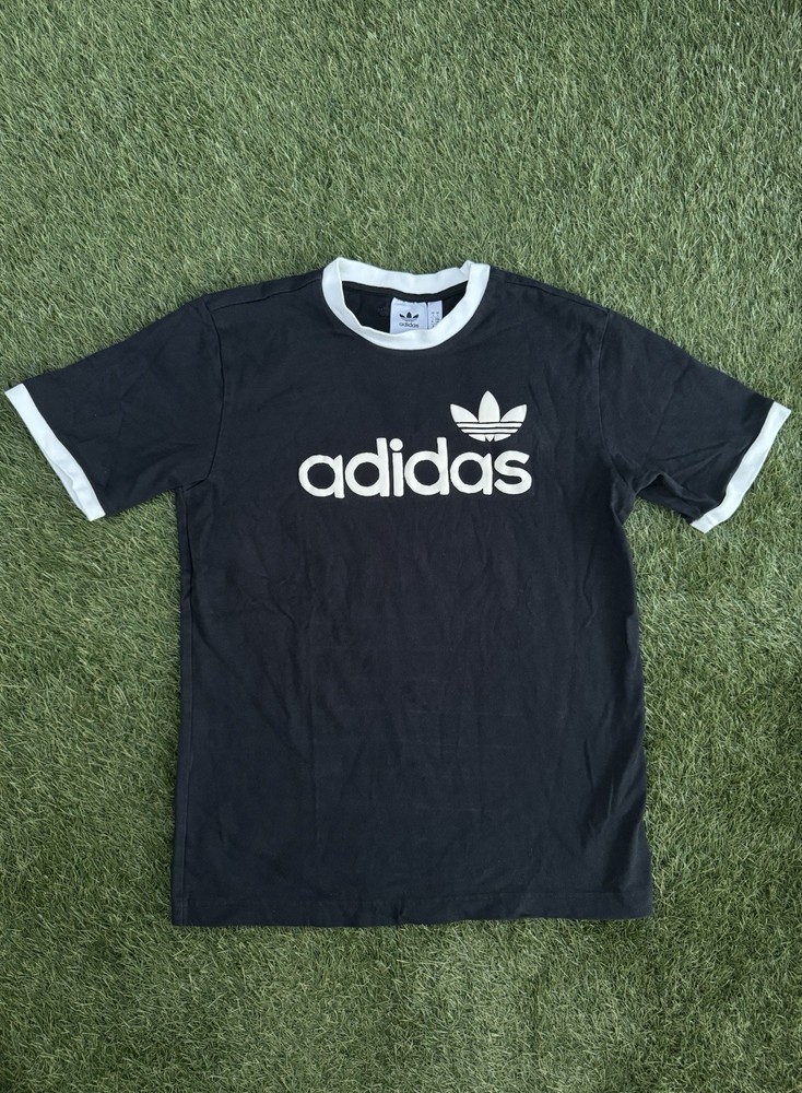 Adidas Trefoil Ringer Tee Shirt Men’s Size Small