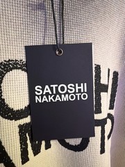 Satoshi Nakamoto Logo Thermal With studs White Size XXL
