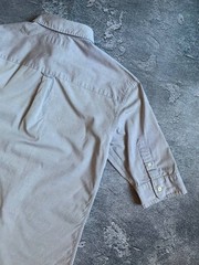AllSaints Men’s Shirt XSmall (US XS(S) / EU 44) – Gray, Cotton, Short Sleeve
