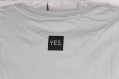 YES. Mixed T-Shirt Short Sleeve S/S Mens Large Slate Gray With Graphic