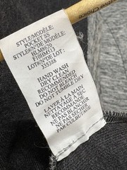 Helmut Lang Size Small Grey Cotton/Nylon Melange Packet Tee