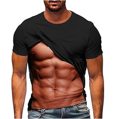 T-Shirts for Men Funny Sport Graphic Tee 3D Shirt