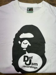 Bape X Def Jam Recordings Shirt Men’s XL Limited Edition A Bathing Ape
