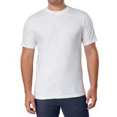 6 pieces WHITE Color Crew Neck T-Shirt Tee T Under Shirts Men Man Size S M L XL