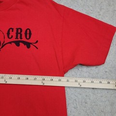 VTG Sons of Anarchy SAMCRO Graphic T Shirt Mens L Red GRIM Reaper Short Sleeve