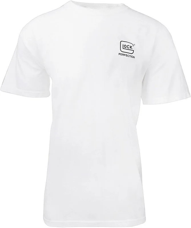 NWT GLOCK Carry With Confidence Short Sleeve T-Shirt. White w/red blue XXXL 3XL