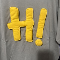Fabulous T-shirt Light Gray Color.with 3-D Stamped Design