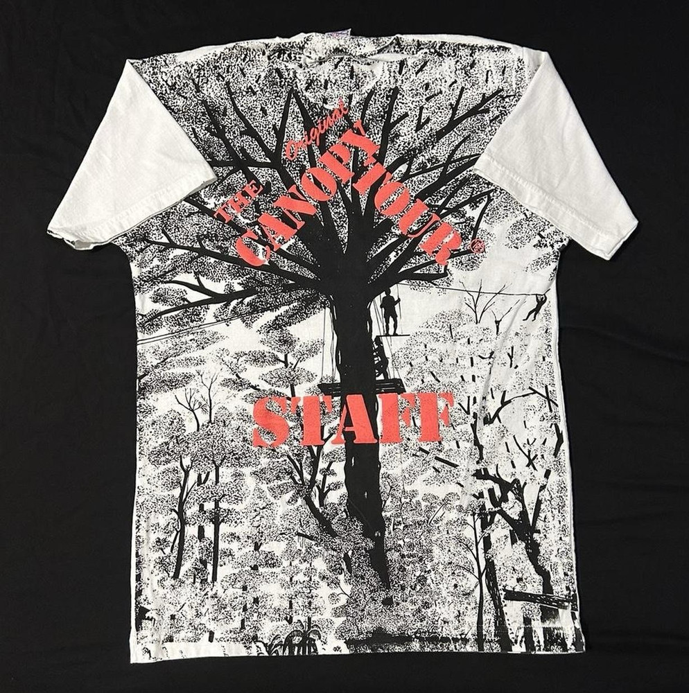Tropic One Canopy Tour Costa Rica Staff Graphic Logo T-Shirt Mens L