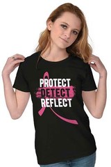 Early Detection Breast Cancer Awareness Gift Graphic T Shirts for Women T-Shirts