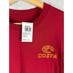 Costa Del Mar Mens Trout Graphic T-Shirt Cardinal Red Large MONTTROUT 02CR NEW