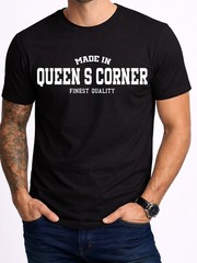 Queen S Corner Local Pride Mens T-Shirt Gift Town Name
