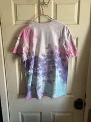 Dance Gavin Dance Men’s Large Purple Tie-Dye Cotton Shirt