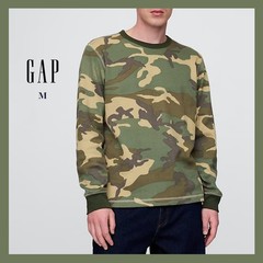 NWT – GAP Men’s Camouflage Heavyweight Thermal Long Sleeve T-Shirt Sz M – $44
