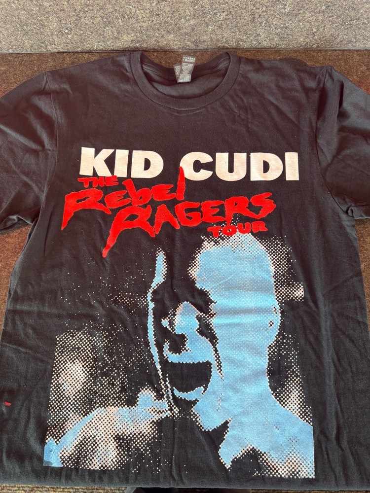 Kid Cudi “The Rebel Rangers” Tour T-shirt – Small – Brand New