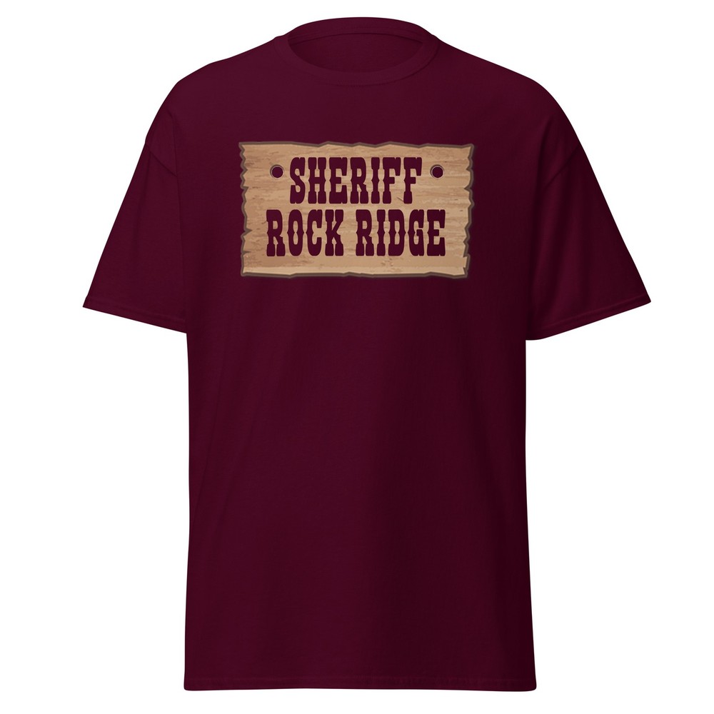 Sheriff Rock Ridge – Blazing Saddles Movie Quote T-Shirt, Unisex