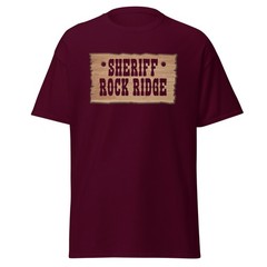 Sheriff Rock Ridge – Blazing Saddles Movie Quote T-Shirt, Unisex