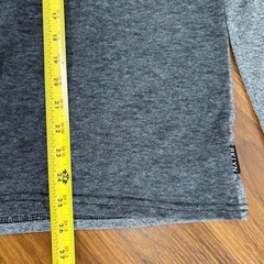 Brooklyn Cloth Mens Gray Long Sleeve Henley Shirt Aztec Trim Casual Top Size L