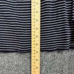 VTG Polo Ralph Lauren Men Large NavyBlueWhite Striped Sweater Long Sleeve USA