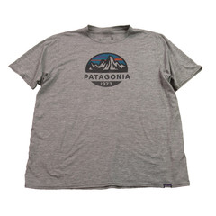 Patagonia Shirt Mens Large Gray Short Sleeve Crew Neck Casual Outdoors