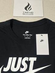 Nike Sportwear Just Do It Swoosh Graphic T-Shirt Black White Men’s XL AR5006-011