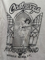 Castaways Myrtle Beach vintage 1984 Muscle Tank Men t-shirt M SPOTS Rocks Strand