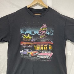 J Galt Shirt Mens Extra Large XL Streetwear Black Adult Al’s Burgers Hot Rods